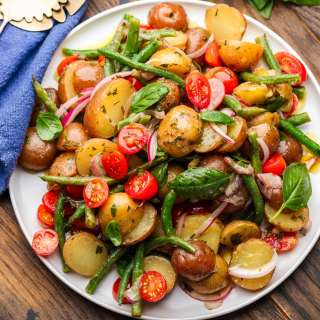 Italian Potato Salad with Green Beans and Tomatoes