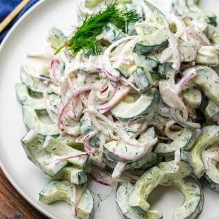 Creamy Cucumber Salad