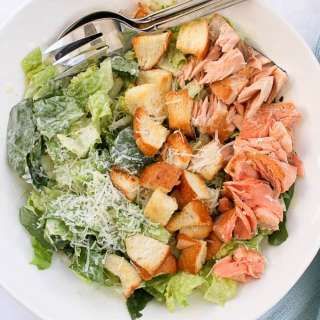 Salmon Caesar Salad