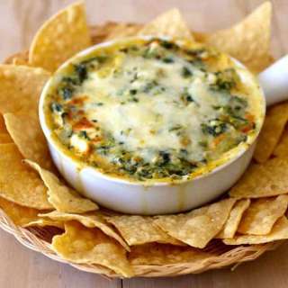 Spinach and Artichoke Dip (Trempette d’épinard et artichaut)