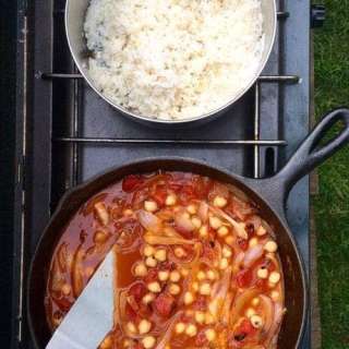 Chickpea Curry (Camp Stove Recipe)