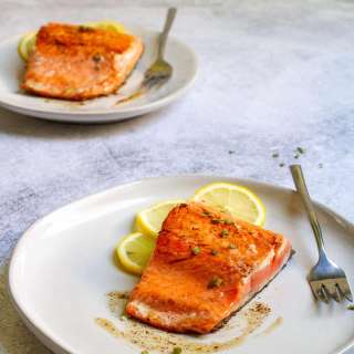 Copper River Salmon with Butter Sauce