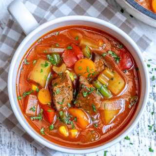 Easy Homemade Vegetable Beef Soup