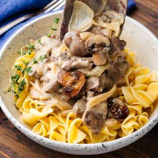 Beef Stroganoff