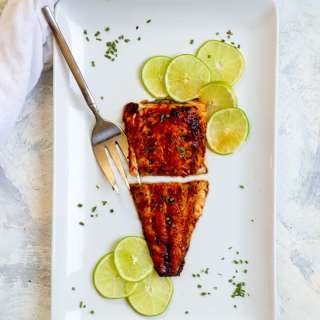 Broiled Black Cod (Sablefish) with Sweet Chili Sauce
