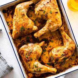 Baked Chicken Leg Quarters Recipe
