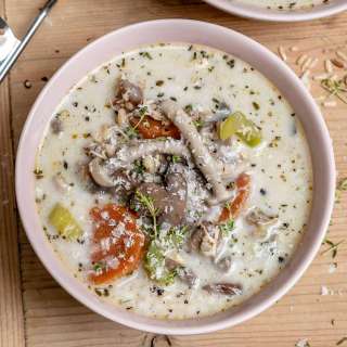 Chicken Mushroom and Wild Rice Soup