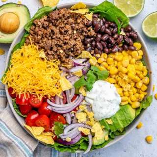 Healthy Beef Taco Salad