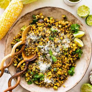 Charred Corn and Zucchini Salad