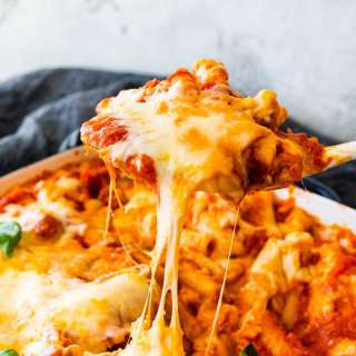 Easy Meatless Baked Ziti Recipe