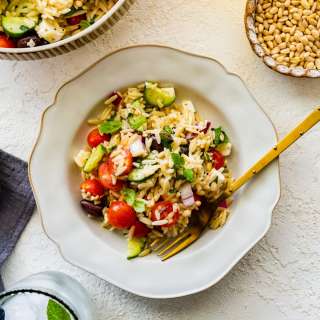 Easy Greek Orzo Salad Recipe