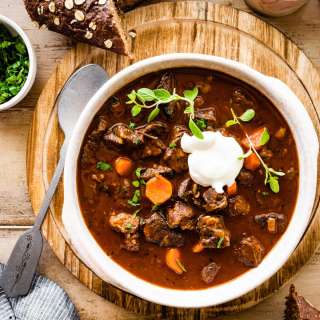 German Goulash Soup Recipe (Gulaschsuppe)