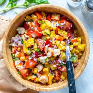 Crab Corn Tomato Salad