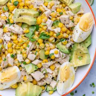 Easy Chicken Avocado and Corn Salad