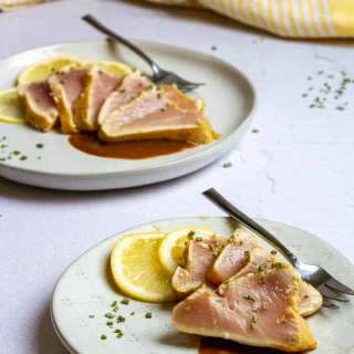 Seared Albacore Tuna with Ginger Soy Sauce