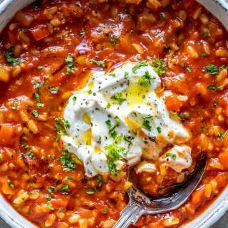 Homemade Tomato Rice Soup