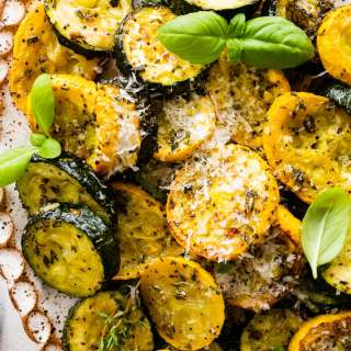Easy Oven Roasted Zucchini and Yellow Squash Recipe