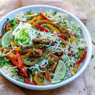Easy Chicken Fajita Bowl Recipe