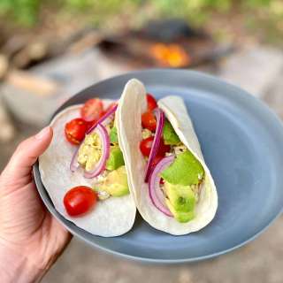 Campfire Breakfast Tacos