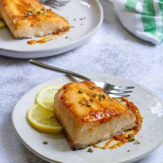 Baked Yellowtail with Teriyaki Sauce