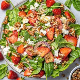 Strawberry Spinach Salad