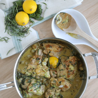 Tarragon Chicken with Lemon Sauce Recipe