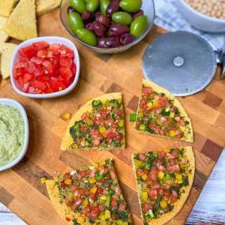 Oil Free Socca Bread (Chickpea Flatbread)