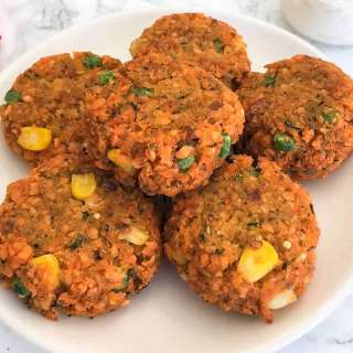 Baked Lentil Veggie Nuggets