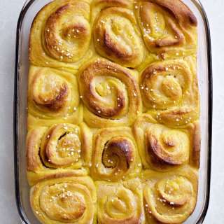 St. Lucia Buns (Sweet Saffron and Almond Filling)