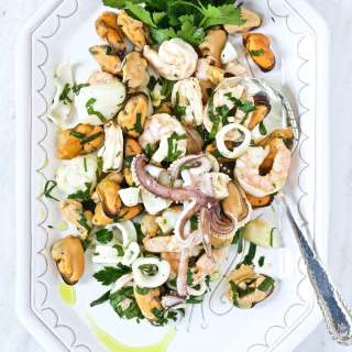 Italian Seafood Salad (Insalata di Mare Antipasto)