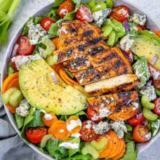 Grilled Buffalo Chicken Salad