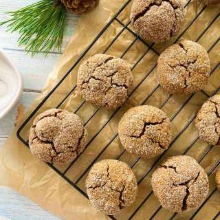 Easy Vegan Ginger Cookies [Oil Free]