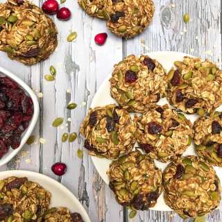 Vegan Cranberry Oatmeal Cookies [Oil Free]