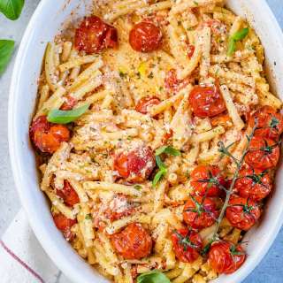 Baked Tomato Feta Pasta