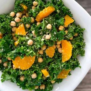 Orange Kale Salad with Citrus Vinaigrette