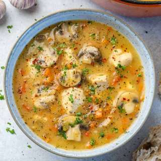 Creamy Chicken Mushroom Soup