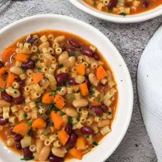 Vegan Pasta e Fagioli with Instant Pot Option [Oil Free]