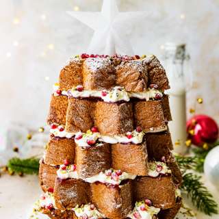 Pandoro Christmas Tree Cake (Italian Christmas Cake)