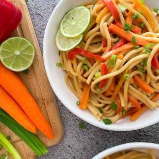 Instant Pot Spicy Thai Noodles + Stove Top Directions