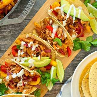 Quick + Easy Jackfruit Fajitas