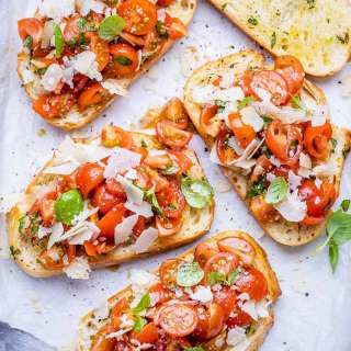 Garlic Tomato Bruschetta Bread