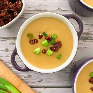 Instant Pot Vegan Potato Leek Soup