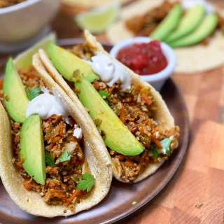 Veggie Ground Taco Meat [GF + Oil Free]