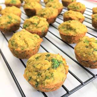 Banana Spinach Muffins