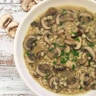 Mushroom Barley Soup [Instant Pot or Stove Top]