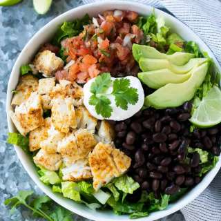Fish Taco Salad Bowl