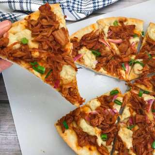 BBQ Jackfruit Pizza with Instant Pot Option