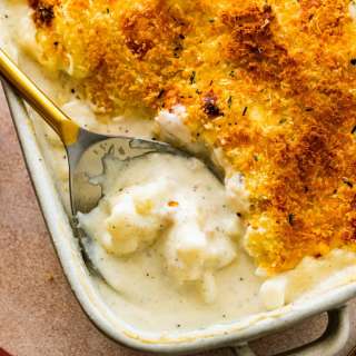 Creamy Cheesy Cauliflower Casserole Recipe