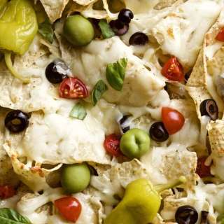 Easy Italian Style Nachos Recipe (sheet pan)