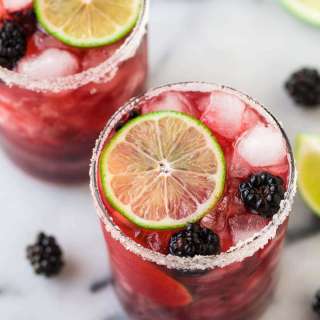 Skinny Blackberry Margarita